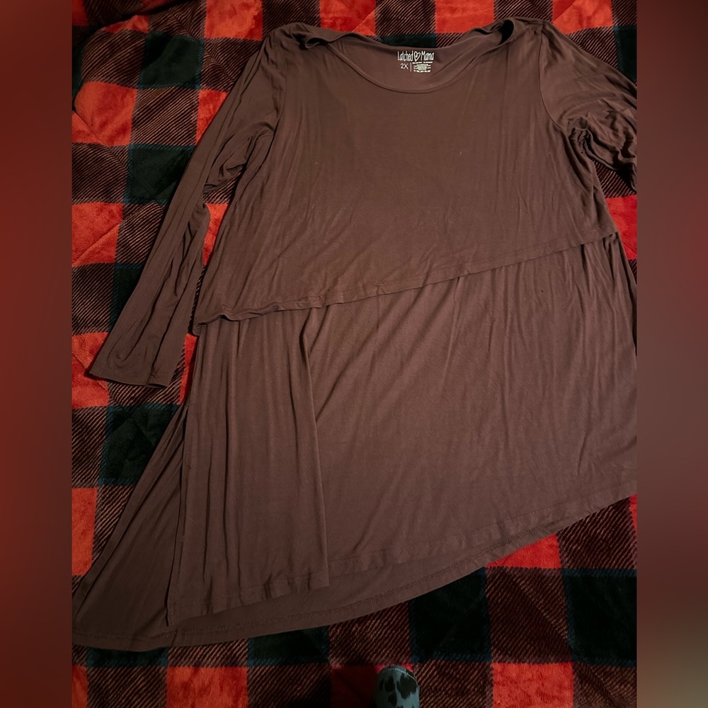 Latched mama shirt set of two